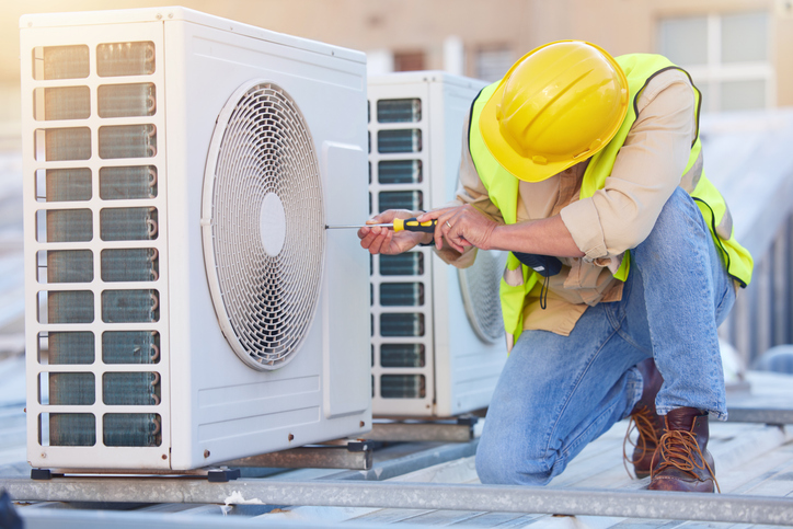 building or construction of fan hvac repair